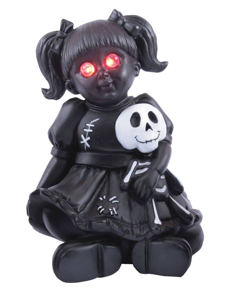 Spooky Doll mit roten LED Augen  Gothic Deko von Horror-Shop.com