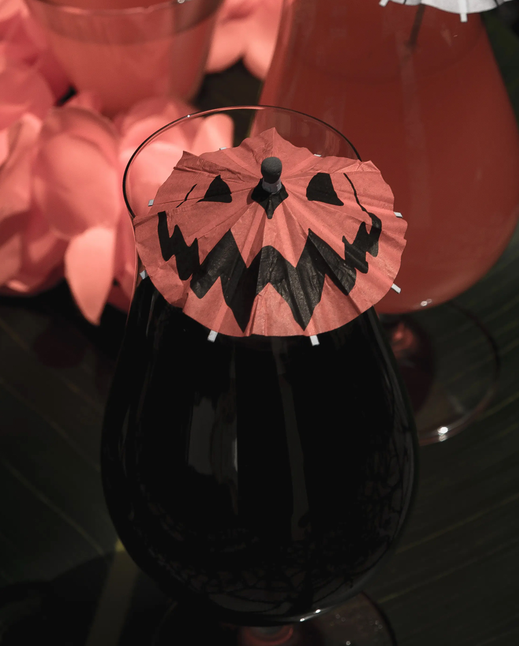 Spooky Pumpkin Cocktailschirmchen 15 St. für von Horror-Shop.com