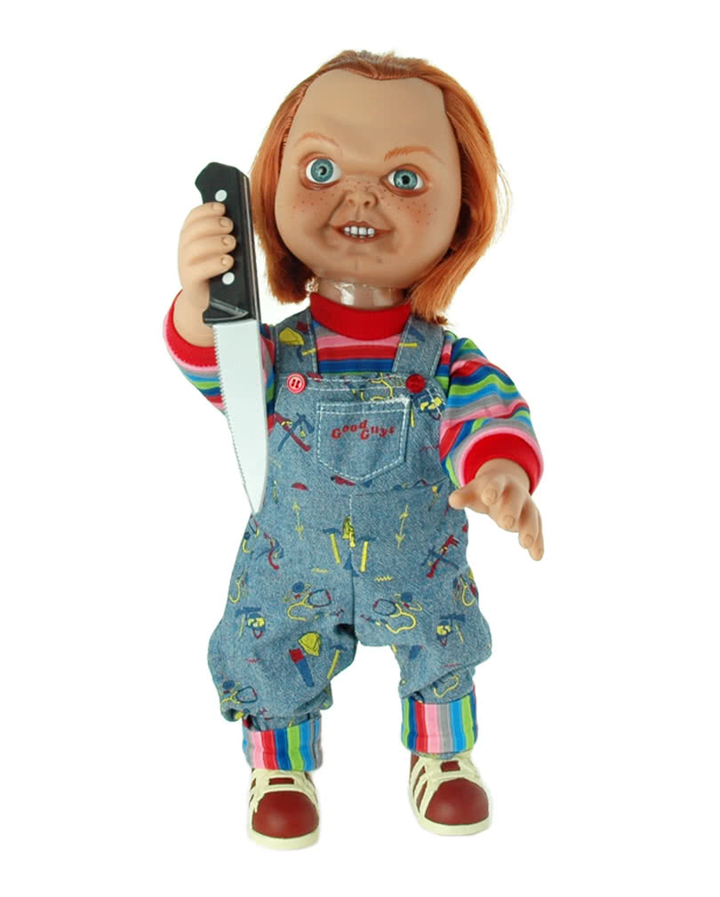 Sprechende Chucky Puppe 38 cm Chucky Actionfigur von Horror-Shop.com