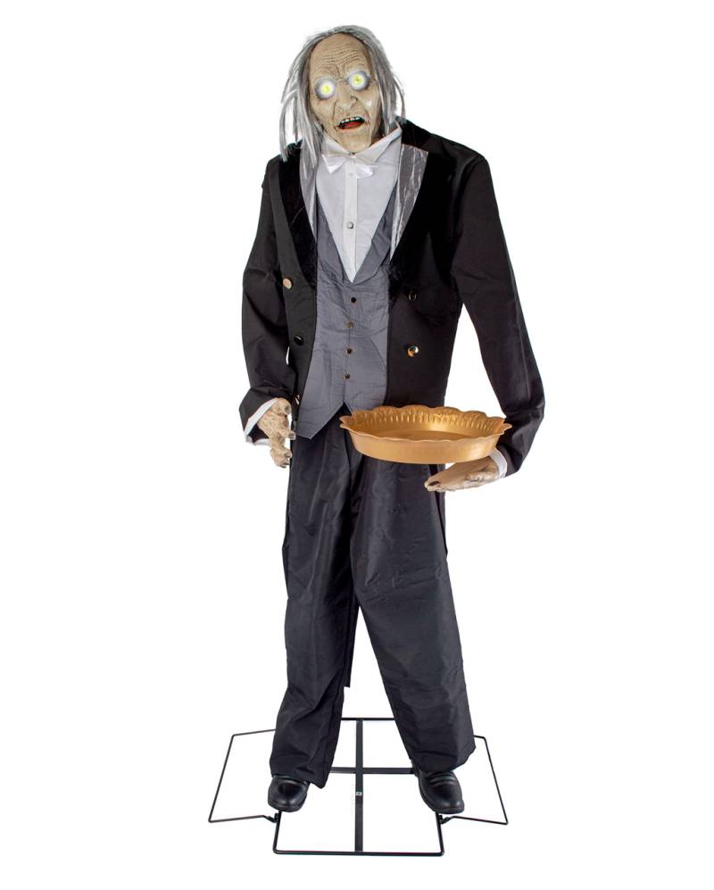 Sprechender Butler mit Tablett für  kaufen von Horror-Shop.com