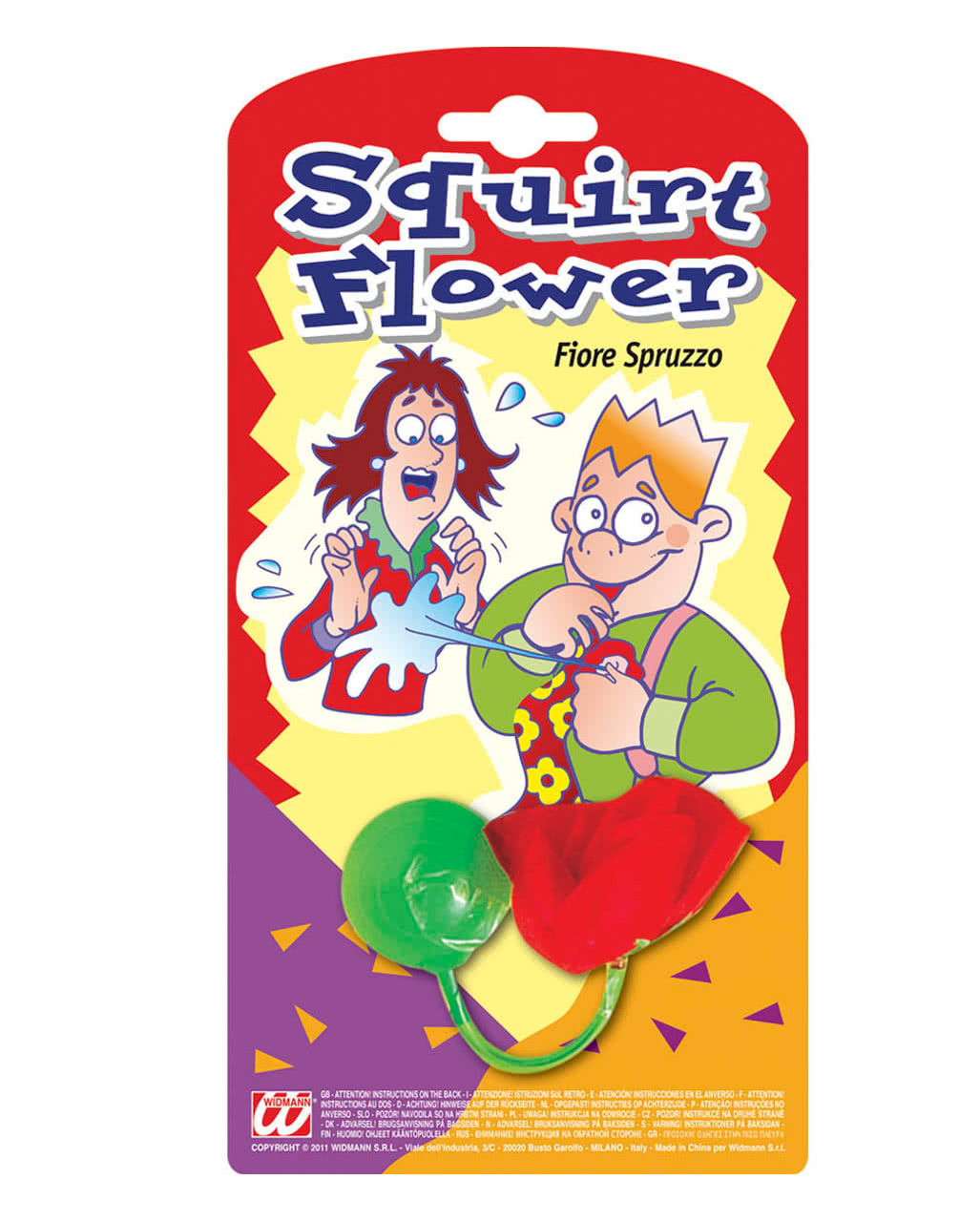 Spritzende Blume als Scherzartikel & Kostümzubehör von Horror-Shop.com