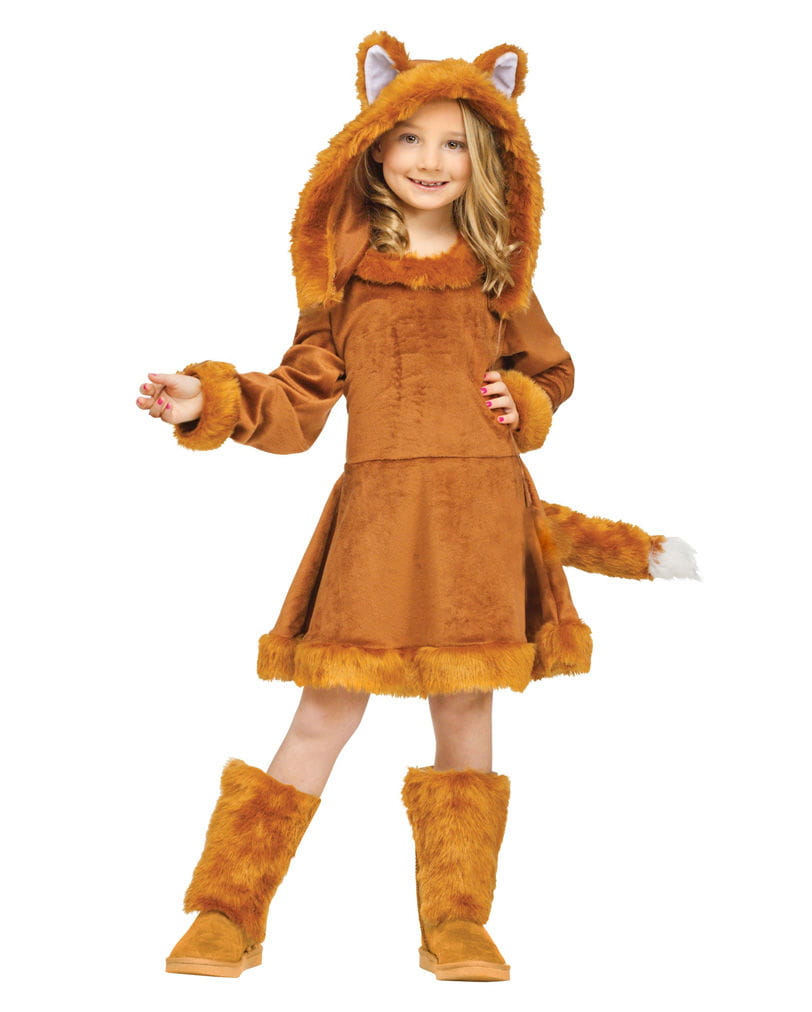 Süße Füchsin Kinderkostüm M