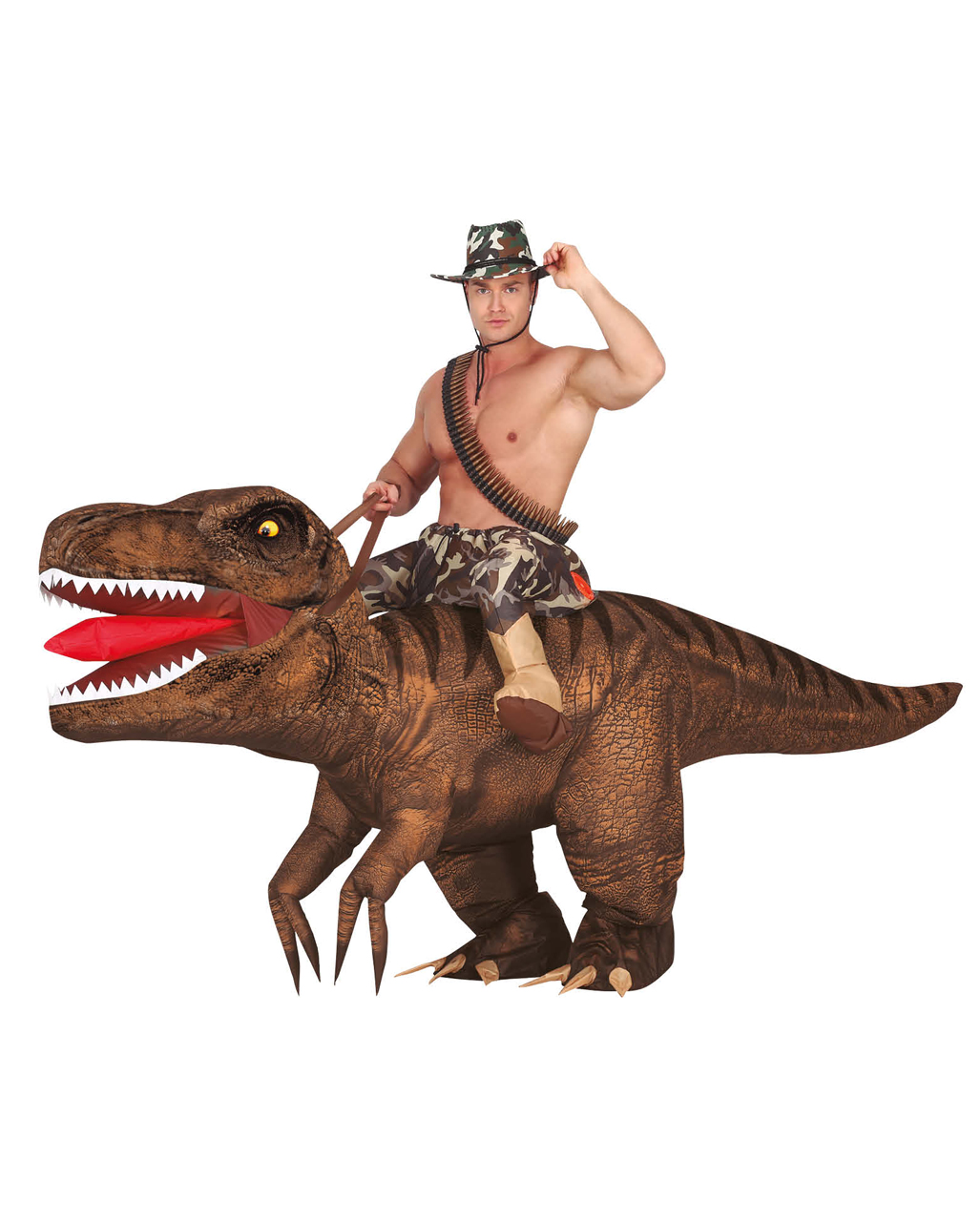 T-Rex Carry Me Aufblaskostüm  HIER online kaufen! von Horror-Shop.com