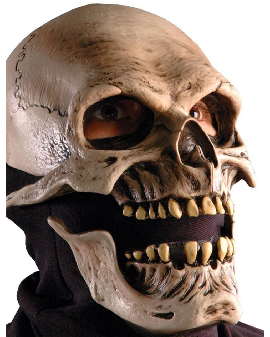 Totenschädel Maske Deluxe für Halloween von Horror-Shop.com