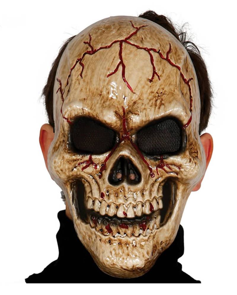 Totenschädel Skull Maske  Günstig Halloween Masken kaufen von Horror-Shop.com