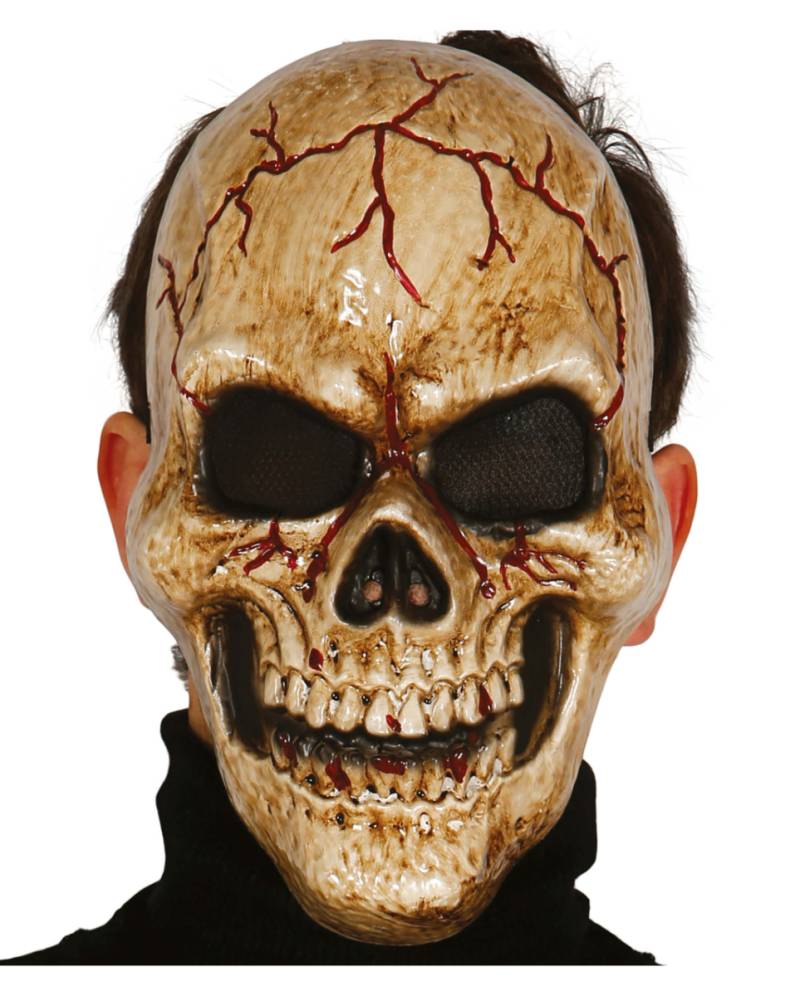 Totenschädel Skull Maske  Günstig Halloween Masken kaufen von Horror-Shop.com