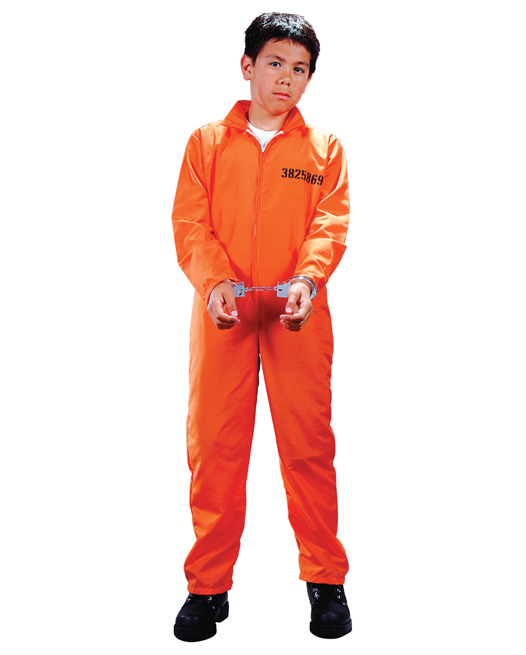 US Gefangener Kinderkostüm inkl. Handschellen ★ M / 8-10 J von Horror-Shop.com