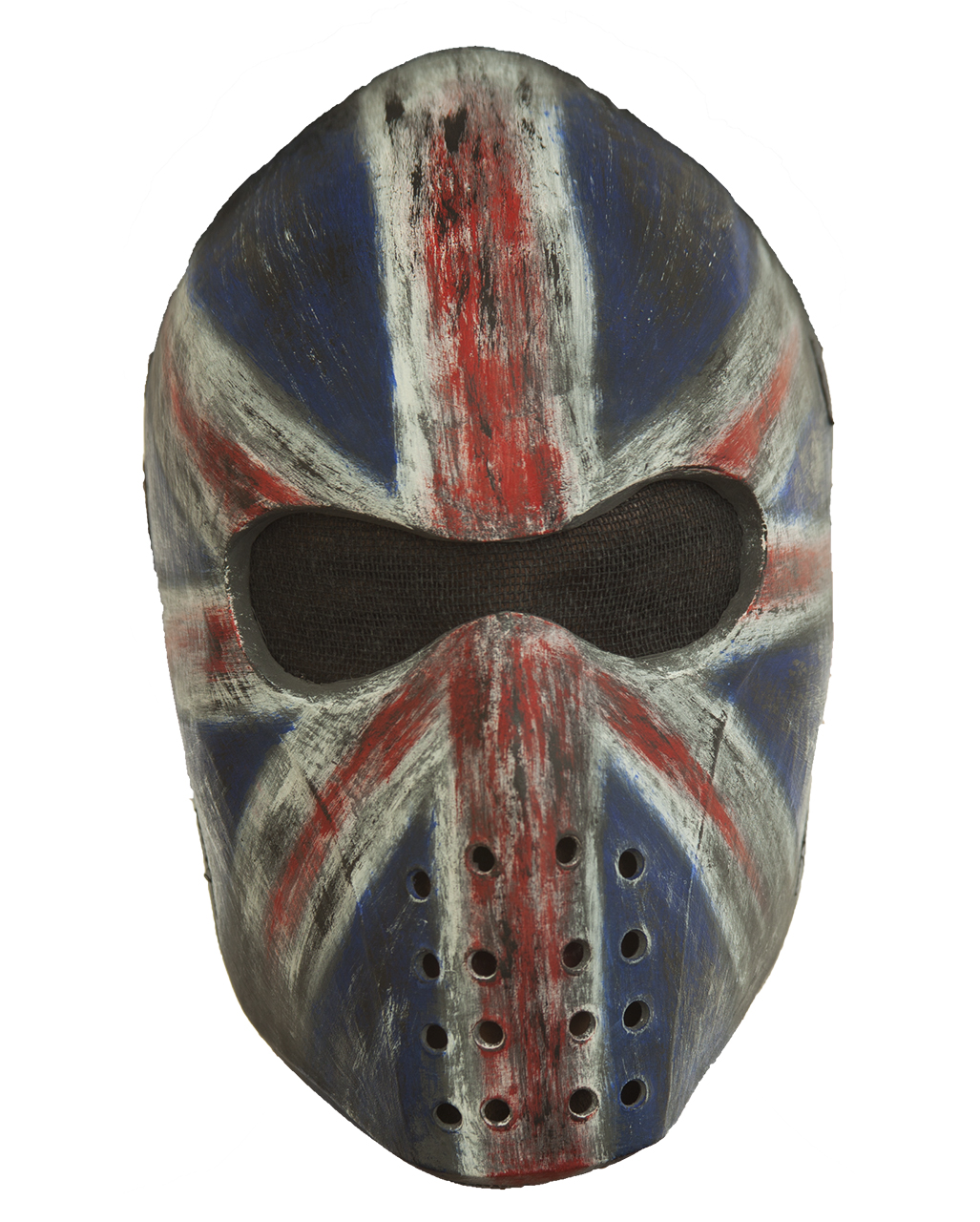 Union Jack Hockey Maske als Kostümzubehör ✰ von Horror-Shop.com