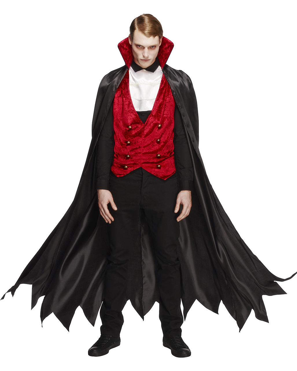 Vampir Kostüm für Herren   Dracula Herrenkostüm mit Cape M von Horror-Shop.com