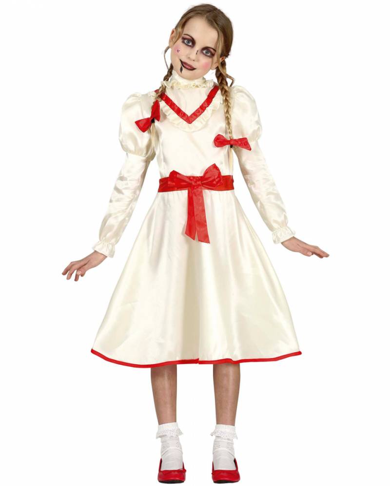 Verfluchte Puppe Halloween Kostüm Kinder XL (10-12) Jahre