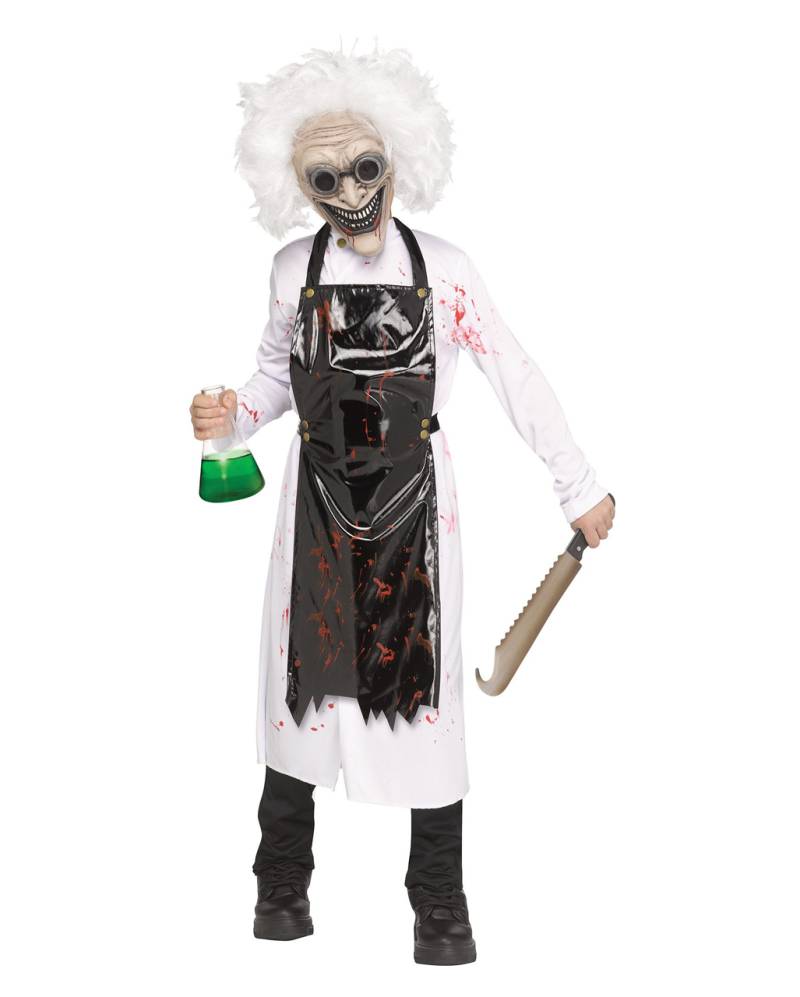 Verrückter Wissenschaftler Kinderkostüm ➔ Halloween M von Horror-Shop.com