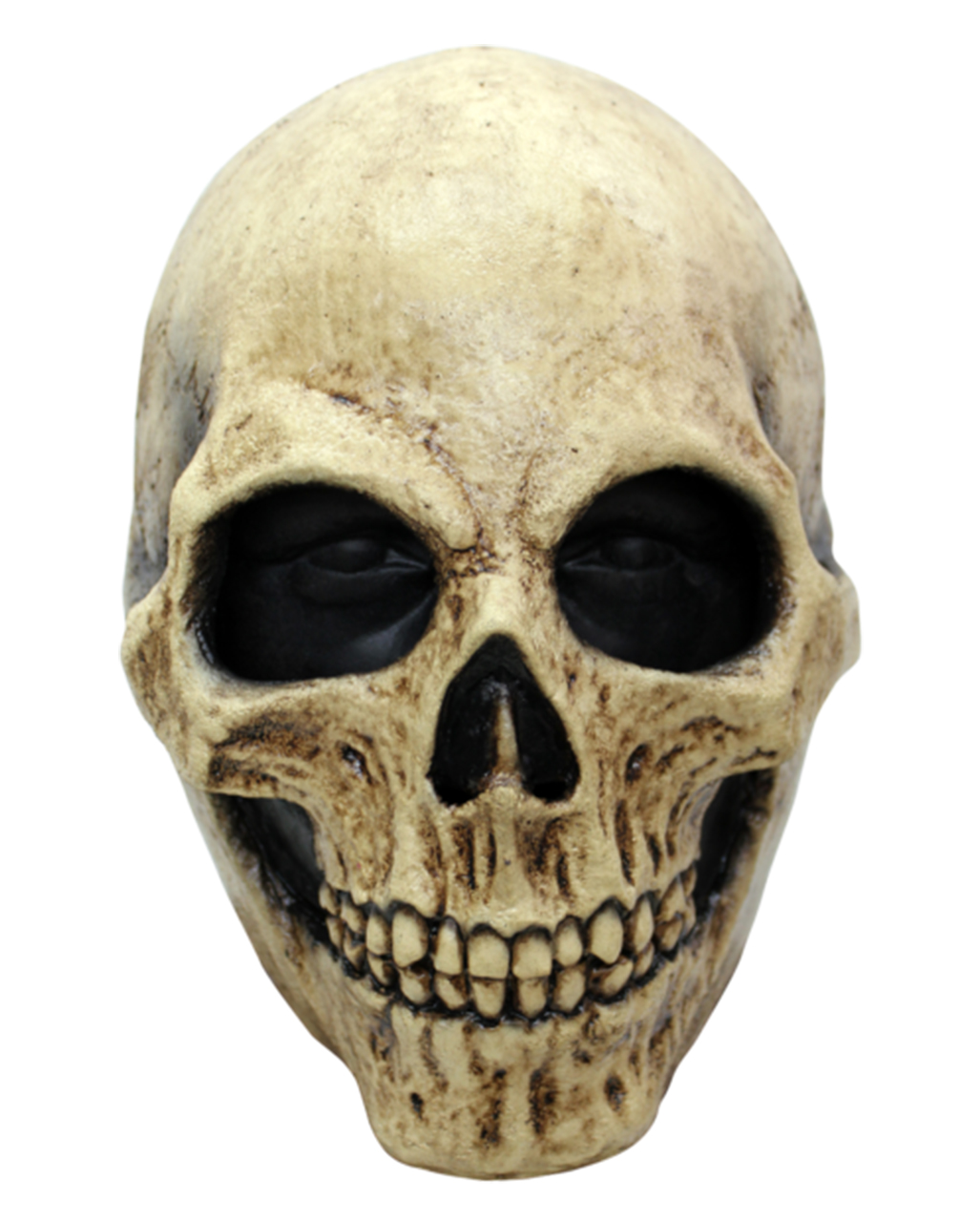 Verwitterte Totenschädel Maske  Halloween Maske von Horror-Shop.com