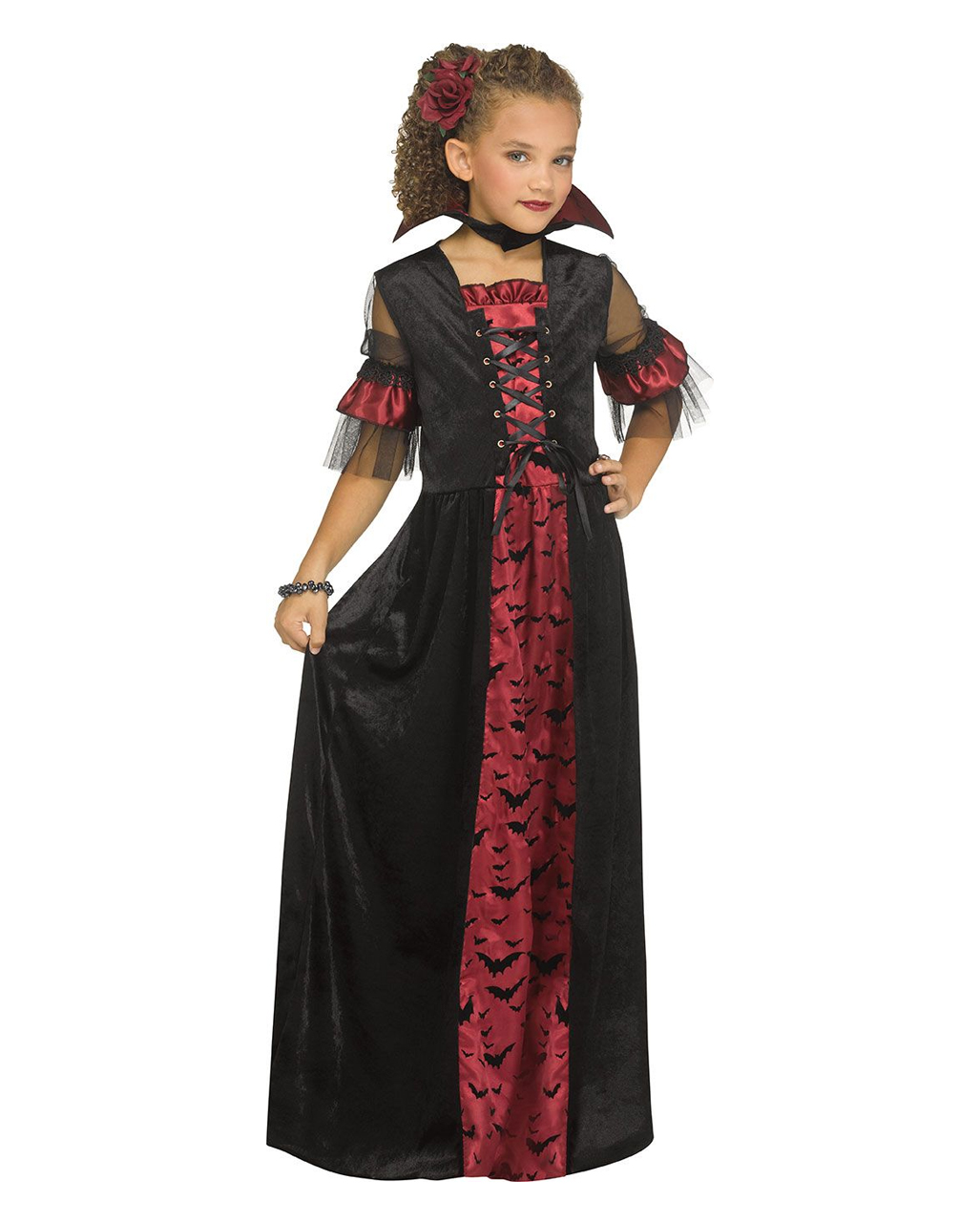 Viktorianisches Vampir Kinder Kostüm  Blutsauger Verkleidung L von Horror-Shop.com