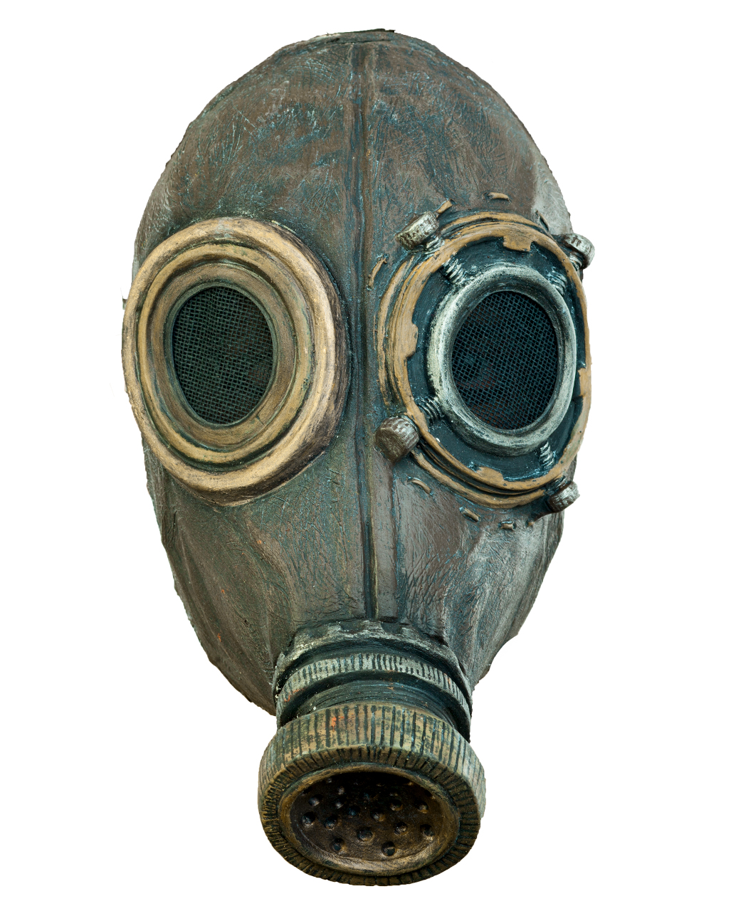 Wasted Gasmaske aus Latex für Halloween von Horror-Shop.com