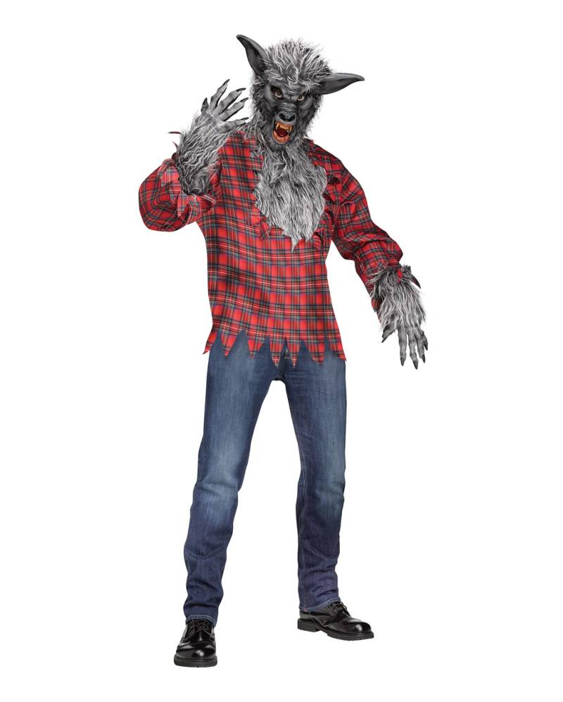 Werwolf Kostüm Grau für Halloween von Horror-Shop.com