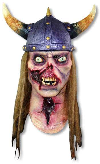 Wikinger Zombie Maske -Zombiemaske-Mittelaltermaske von Horror-Shop.com
