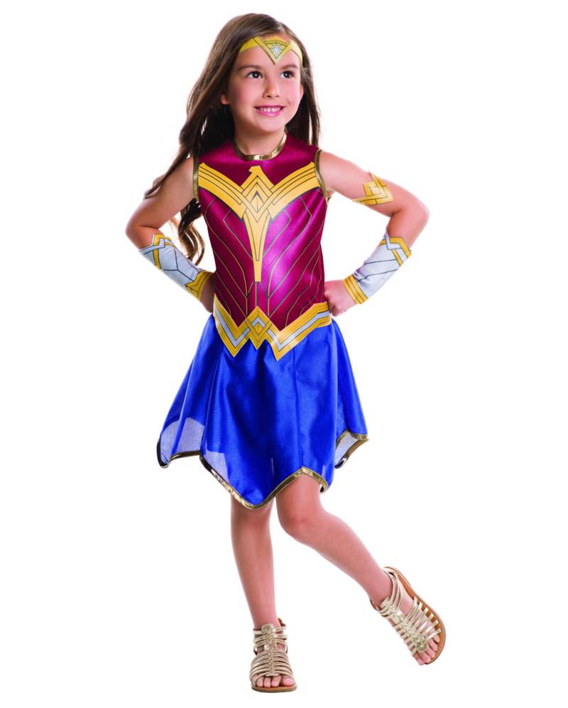 Wonder Woman Kinderkostüm 6-tlg. Wonder Woman Kinderkostüm 6-tlg.