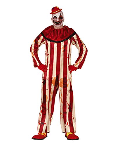 Billy the Bloody Killer Clown Herren Kostüm als Verkleidung für Halloween und Karneval L von Horror-Shop