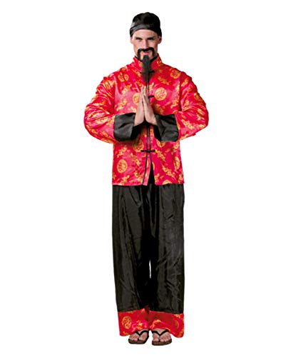 Chinesischer Mandarin Herrenkostüm für Fasching L Chinesischer Mandarin Herrenkostüm für Fasching L von Horror-Shop