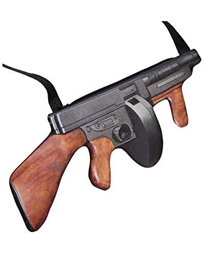 Horror-Shop Gangster Maschinengewehr Handtasche als Kostümzubehör von Horror-Shop