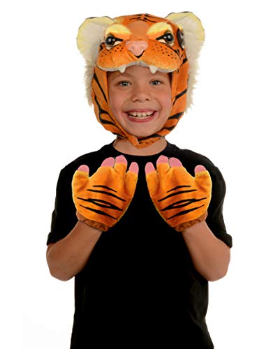 Horror-Shop 3-teiliges Tiger Kostümset für Kinder von Horror-Shop