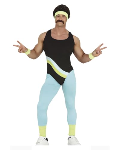 Horror-Shop 80er Jahre Gymnastik-Aerobic Anzug für Männer XL / 54-56 Horror-Shop 80er Jahre Gymnastik-Aerobic Anzug für Männer XL / 54-56 von Horror-Shop