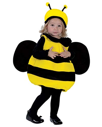 Horror-Shop Bienen Kostüm mit Flügel für Kleinkinder von Horror-Shop