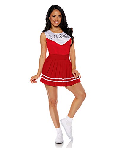 Horror-Shop Cheerleader Damen Kostüm rot für Fasching & Motto Party L Horror-Shop Cheerleader Damen Kostüm rot für Fasching & Motto Party L von Horror-Shop