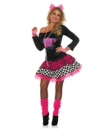 Horror-Shop Crazy 80's Madonna Mia Minikleid Kostüm S von Horror-Shop