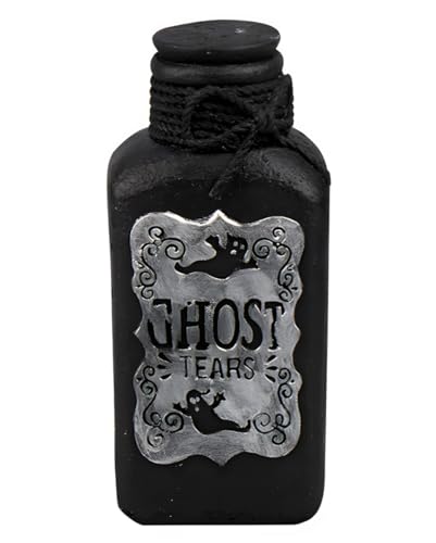Horror-Shop Geister Deko Giftflasche mit Ghost TEARS Aufschrift 15cm von Horror-Shop