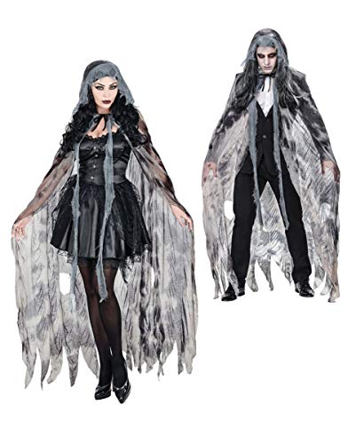 Horror-Shop Ghostly Spirit Umhang als Kostümzubehör - Unisex von Horror-Shop