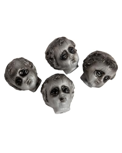Horror-Shop Graveyard Puppenköpfe im Gothic Style 4 Stück Horror-Shop Graveyard Puppenköpfe im Gothic Style 4 Stück von Horror-Shop