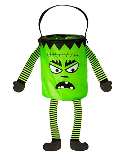Horror-Shop Halloween Beutel mit Monster als Motiv - Halloween Betteltasche von Horror-Shop