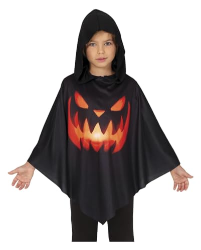 Horror-Shop Halloween Pumpkin Poncho für Kinder Horror-Shop Halloween Pumpkin Poncho für Kinder von Horror-Shop