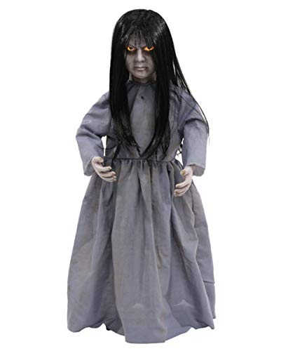 Horror-Shop Haunted Witch Doll Halloween Puppe mit Licht & Sound von Horror-Shop