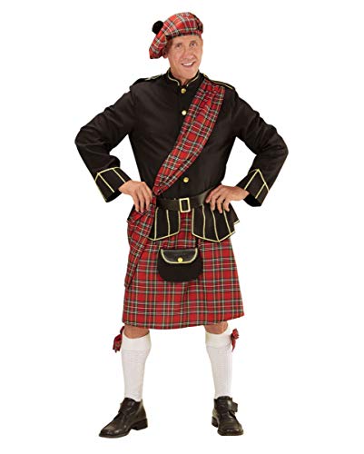 Horror-Shop Highlander Schottenkostüm mit Tasche für Fasching S von Horror-Shop