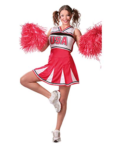Horror-Shop Highschool Cheerleader Kostüm | S-XL M von Horror-Shop