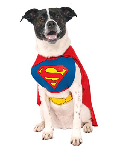 Horror-Shop Hundekostüm Motiv Superman Gr. M von Horror-Shop