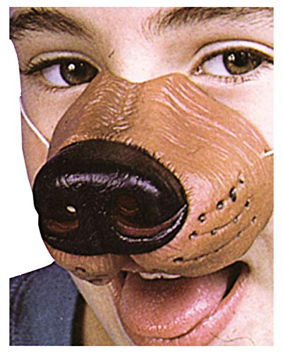 Horror-Shop Hundeschnauze mit Gummiband als Kostümzubehör Horror-Shop Hundeschnauze mit Gummiband als Kostümzubehör von Horror-Shop