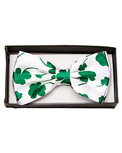 Horror-Shop Irische Kleeblatt Fliege Deluxe als Kostüm Zubehör für den St. Patrick's Day von Horror-Shop