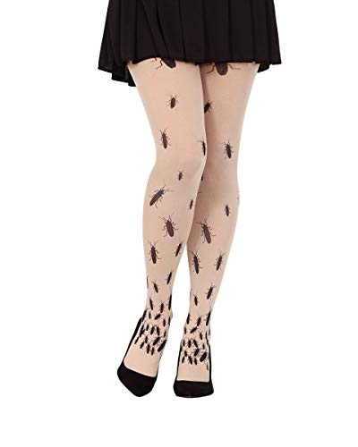 Horror-Shop Kakerlaken Strumpfhose für Erwachsene als Kostümaccessoire für Halloween von Horror-Shop