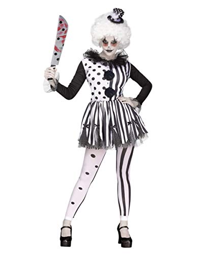 Horror-Shop Killer Harlekin-Lady Kostüm XL von Horror-Shop