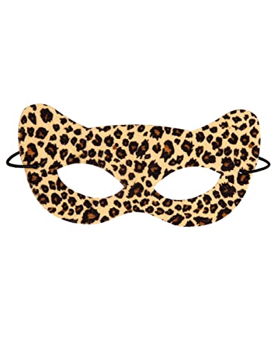 Horror-Shop Leoparden Augenmaske als Kostümzubehör von Horror-Shop