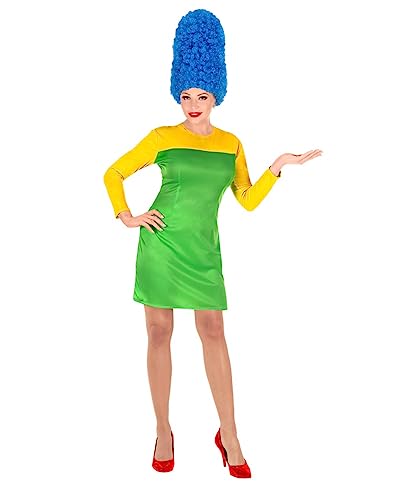 Horror-Shop Marge Comic Lady Frauenkostüm mit Turmfrisur M Horror-Shop Marge Comic Lady Frauenkostüm mit Turmfrisur M von Horror-Shop