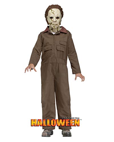 Horror-Shop Michael Myers Kinder Kostüm mit Maske für Halloween 8-10 Jahre von Horror-Shop