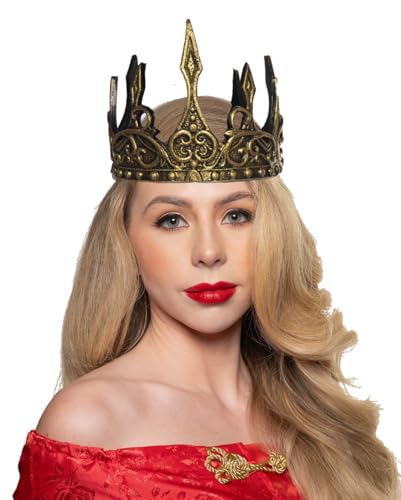 Horror-Shop Mittelalterliche Krone in Gold von Horror-Shop