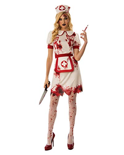 Horror-Shop Mörder Krankenschwester Kostüm M von Horror-Shop