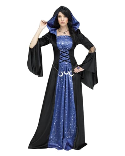 Horror-Shop Mondschein Magierin Kostüm Kleid für Damen M/L von Horror-Shop