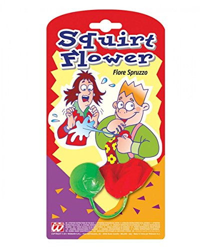 Horror-Shop Scherzartikel spritzende Blume als Aprilscherz & Clown Accessoires von Horror-Shop