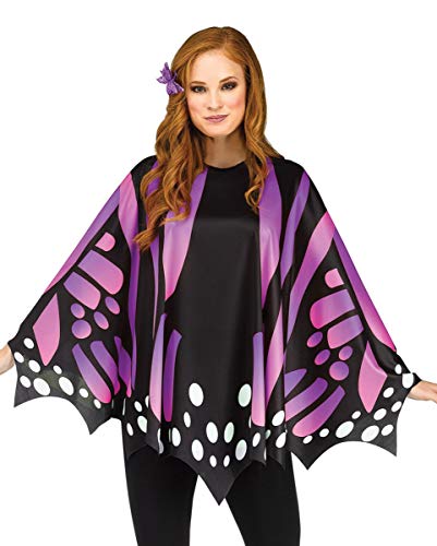 Horror-Shop Schmetterlings Flügel Poncho Karneval Kostümzubehör Lila Horror-Shop Schmetterlings Flügel Poncho Karneval Kostümzubehör Lila von Horror-Shop